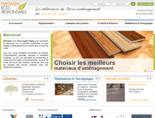 Tablet Screenshot of magasin-eco-responsable.org